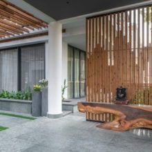 Ажурный фасад – дизайнерский фасад из дерева